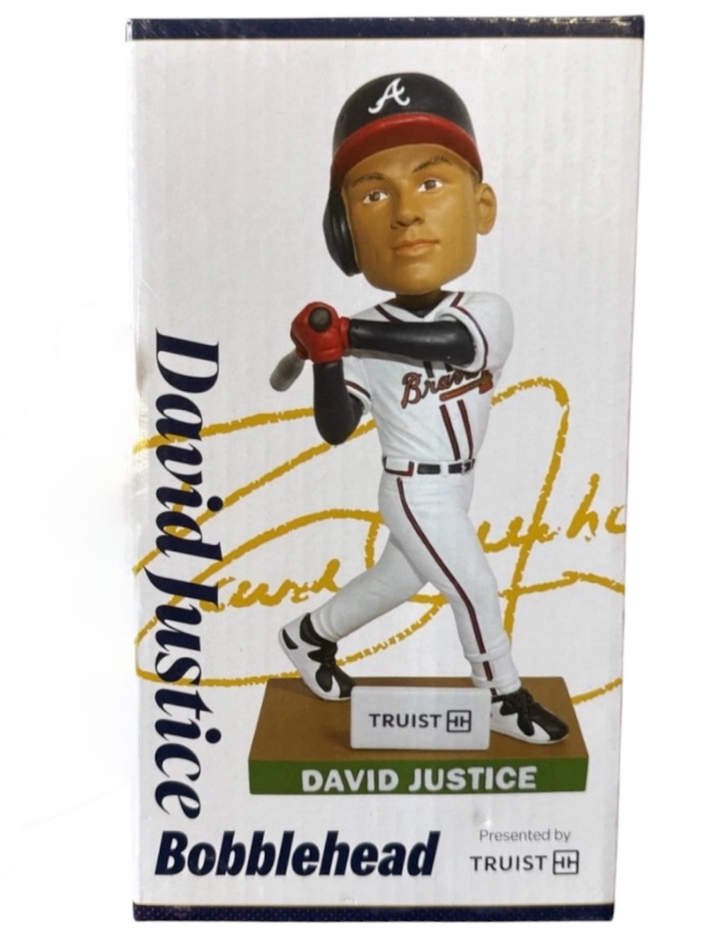 David Justice Atlanta Braves Bobblehead SGA 6/2/26 New in Box